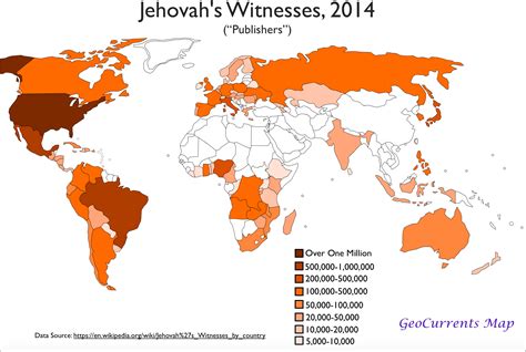 how many jehovah's witnesses are there in china